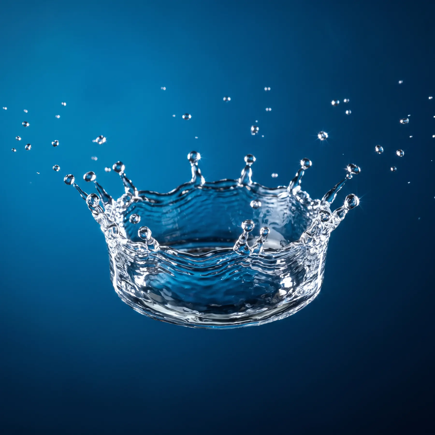 Pure water splash